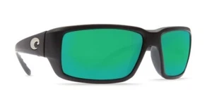 Costa Del Mar FANTAIL Sonnenbrille | schwarz / 580G polargrüne verspiegelte GLASGLÄSER - Bild 1 von 7
