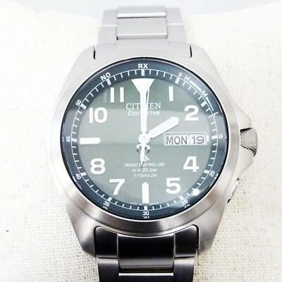 Citizen Promaster Land PMD56-2951 Eco-Drive Radio Watch 100% Genuine from JAPAN - image 1 of 4