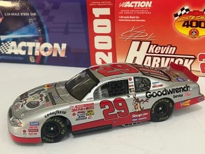 KEVIN HARVICK #29 2001 LOONEY TUNES TAZ ROOKIE 1:24 SCALE DIECAST MONTE CARLO - Picture 1 of 14