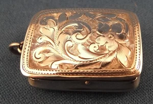 Edwardian Sterling Silver Vinaigrette - Picture 1 of 5