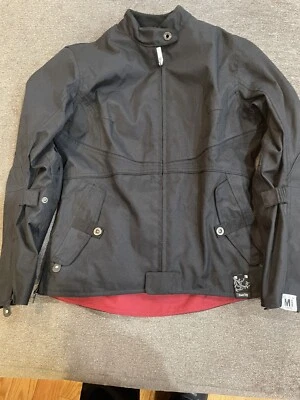 Men’s Power Trip Black Motorcycle Jacket Nylon Padded Medium - Image 1 of 4