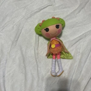 Lalaloopsy Full Size Doll Dyna Might 12” Green Hair Clothes Boots - Picture 1 of 7