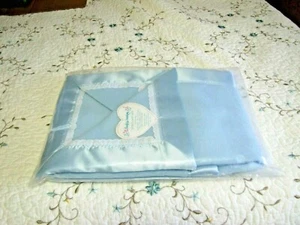 Sadie's Creations Style 1704 Blue Crib Blanket - Picture 1 of 5