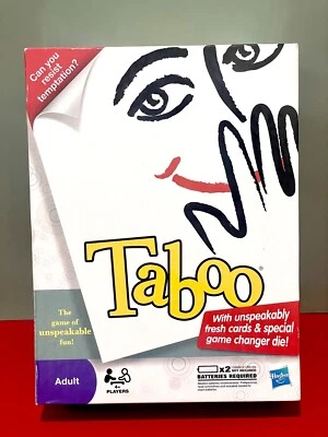 Taboo Adult Game, Factory Sealed, By Hasbro, 2010 Edition EUC Complete - Image 1 of 4