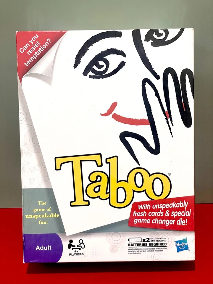 Taboo Adult Game, Factory Sealed, By Hasbro, 2010 Edition EUC Complete - Image 1 of 4