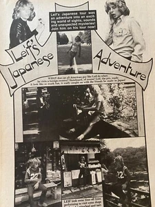 Leif Garrett, Full Page Vintage Clipping - Picture 1 of 1