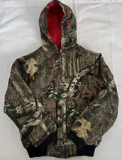Mossy Oak Camo Boy Girl Jacket Insulated Hooded Hunting Kidz Grow Size 12-14