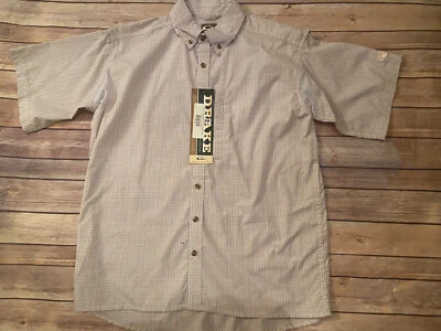 Drake Waterfowl Wingshooter’s Pink Plaid Short Sleeve Men’s Shirt S New W: Tags - Image 1 of 4