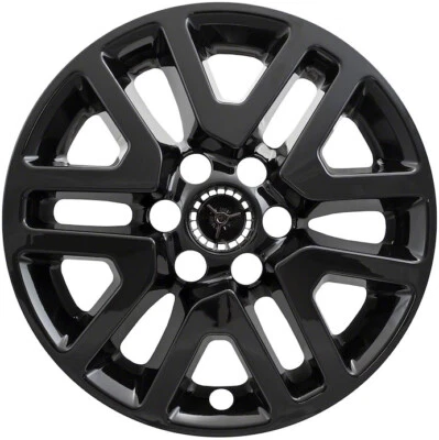 ONE SINGLE FITS 2014-2021 尼桑 FRONTIER IMP-427BLK 16 英寸亮面黑色车轮皮肤 — 第 1/4 张图片