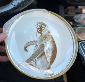 Set Of 4 ZGalleri Safari Salad Plates-NIB - Picture 1 of 6