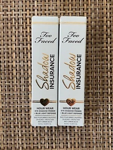 (2 pk.) TOO FACED SHADOW INSURANCE 24+H EYE SHADOW PRIMER (0.2 oz. EACH) -- NEW - Picture 1 of 8