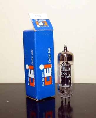 Tubo rectificador CEI/Brimar NOS/NUEVO EN CAJA 6x4/EZ90 - Años 60 - Prueba NOS Foto 1 de 2
