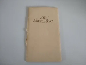 THE GOLDEN BOND by George T Smart Pilgrim Press Wedding Booklet 1909 Ephemera - Picture 1 of 5