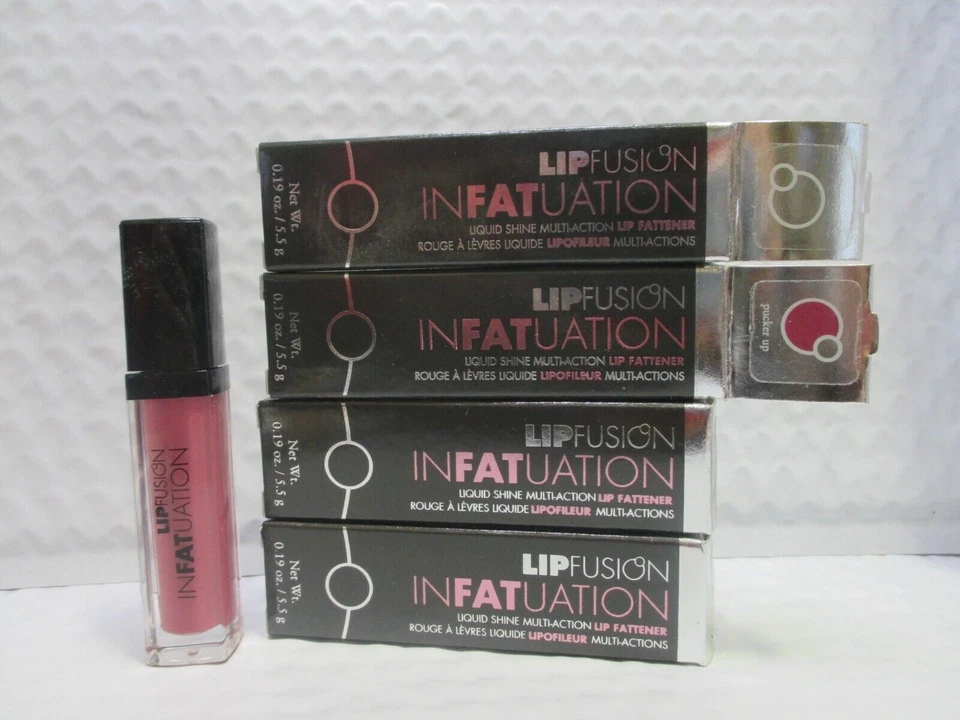 LOTE DE 4 PIEZAS FUSION BEAUTY LIPFUSION ENAMORAMIENTO LÍQUIDO ENGORDEADOR DE LABIOS FRUNCIDO .19 OZ Foto 1 de 1