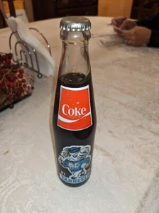 Vintage UNC Tar Heels 1982 NCAA Basketball Champions Coke Bottle Michael Jordan - Picture 1 of 4