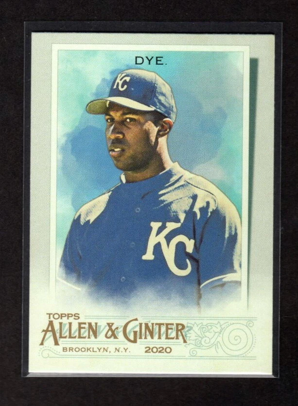 JERMAINE DYE 2020 ALLEN & GINTER SHORT PRINT KANSAS CITY ROYALS - Image 1 of 1
