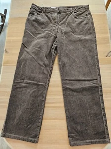 Damen Cord-Hose Braun Gr. 44 - Bild 1 von 3