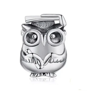 Charm Anhänger EULE aus 925 Sterlingsilber, PANDORA passend - Bild 1 von 1