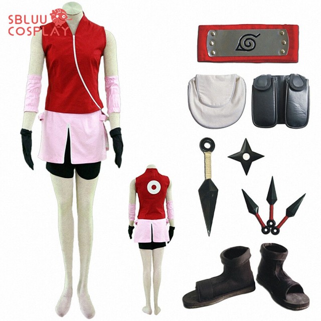 Naruto Sakura Haruno Cosplay Costume – AAACosplay