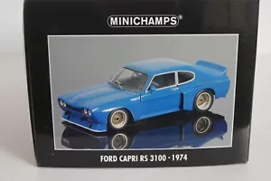1:18 Minichamps 180748000 Ford Capri RS 3100 1974 BLU -DK093 - Foto 1 di 7