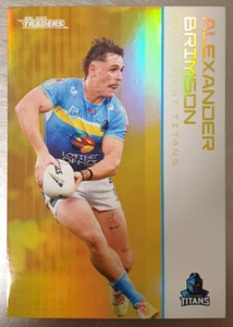 NRL 2025 Traders Gold Parallel Card Alexander Brimson #43/90 Gold Coast Titans - Picture 1 of 2