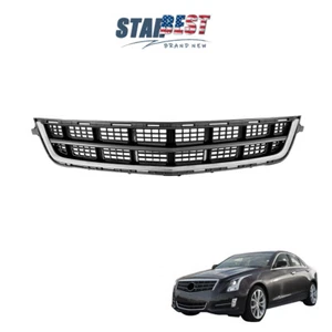 Parrilla inferior de parachoques delantero de plástico cromado compatible para Cadillac ATS 2013-2014 - Imagen 1 de 12