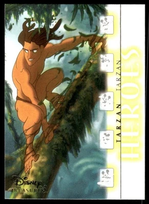 Tarjeta de baraja superior Tarzán 2003 Disney Treasures #77 (nuevo) Foto 1 de 2
