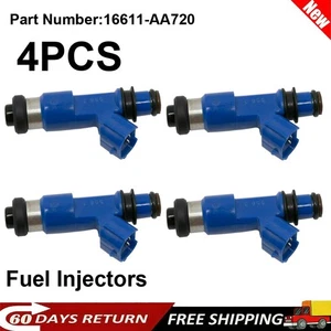 4* Fuel Injectors For Denso 565cc STI BLUE Fit Subaru Impreza WRX Forester EJ25 - Picture 1 of 6