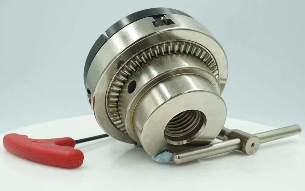 Nova Chuck 4-Inch 4-Jaw Bevel Gear Chuck For Mini Lathe - 1