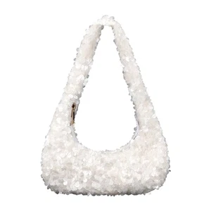 Shimmer Evening Bag Compact Lightweight Build With Organized Storage Sections - Picture 1 of 8