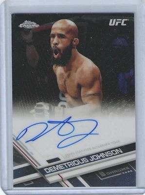 2017 Topps Chrome Demetrious Johnson Auto  - Image 1 of 3
