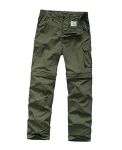 Boys Cargo Pants Kids' Hiking Quick Dry Lightweight Convertible Youth - Picture 1 of 7