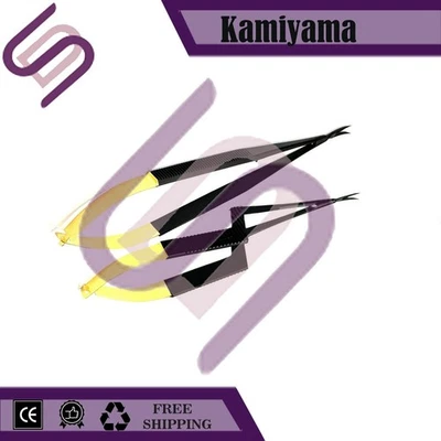 Kamiyama Type Micro Scissors For Neurosurgery Straight, 18cm Bayonet Black - Image 1 of 4