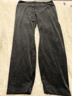 Леггинсы J Jill черные велюровые/бархатные размер XL - Изображение 1 из 4