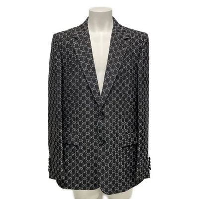 Auth GUCCI - 804201 Dark Gray Outer fabric] Wool Men's Jacket - Image 1 of 4