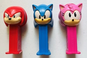 Mini SONIC PEZ Dispensers - Sold In Spain Only - Jijonenca Ice Cream Promo - Picture 1 of 3