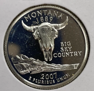 2007-S Silver Proof Montana State Quarter - Image 1 of 2