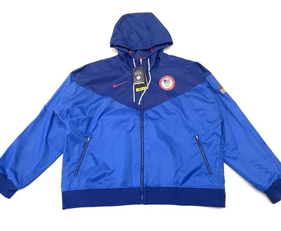 NUEVA CHAQUETA NIKE Team USA 2020 Olympics Windrunner para mujer talla XL $130 CQ7263-451 Foto 1 de 4