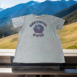 Vintage Relic Band Tshirt Homage Grateful Dead Skull & Roses Men's Size XL Grey - Picture 1 of 24