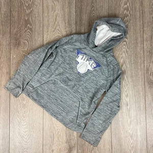 NIKE Kids Sweater Pullover Youth XL Baseball Baseball Gray Kangaroo Pocket - Picture 1 of 6