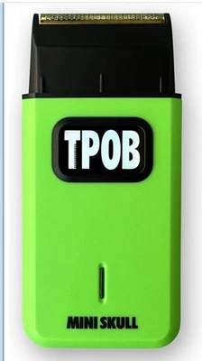 TBOP TPOB Mini Skull Single Shaver Compact Design with a Turbo Charged Motor (Slime)