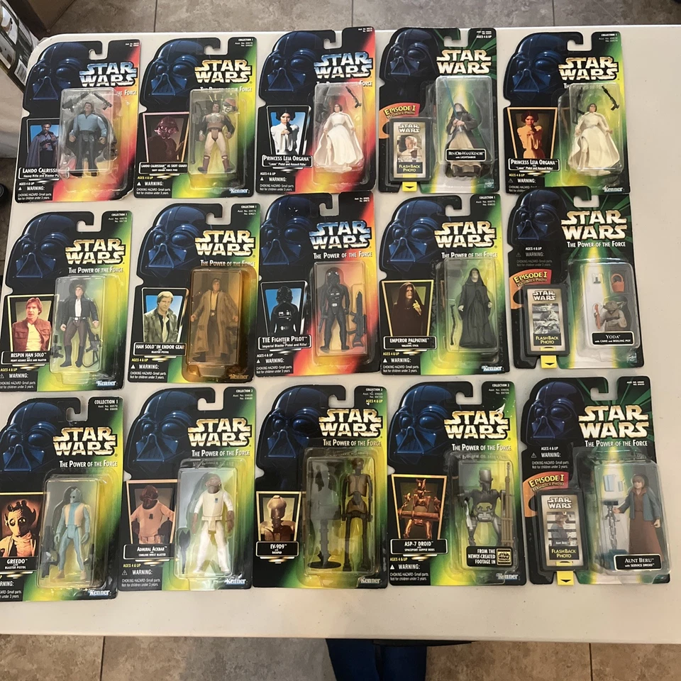 Star Wars Poder de la Fuerza Varias Figuras COMO NUEVO 15 Figuras (Colección 1 y 2) Foto 1 de 4