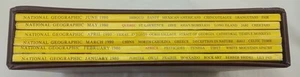 Nat Geo Magazines With Slipcover Jan To June 1980 - Picture 1 of 15
