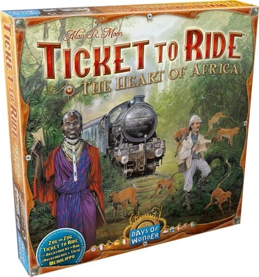 Asmodee Ticket to Ride The Heart of Africa Board Game EXPANSION - Train Route... - Image 1 of 4