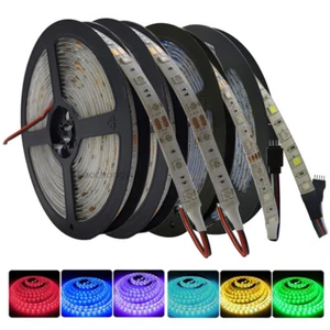 SMD 5050 RGB RGBW LED light strip 12V single color 60LEDs/m LED Flexible Tape - Picture 1 of 10