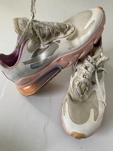 Zapatillas Nike Air Max 270 React CZ8131-100 blancas/coral lavado para mujer talla 9 - Imagen 1 de 8