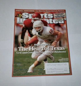 2008 Sports Illustrated COLT McCOY Texas LONGHORNS beat OKLAHOMA ! NICE ! - Picture 1 of 1