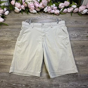 Weatherproof Shorts Mens 36 Relaxed Baggy Utility Stretch 9.5” Inseam Light Gray - Picture 1 of 10