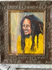 Acryl Palettenmesser Gemälde gerahmt - Bild 1 von 1