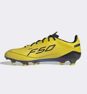 Adidas F50 ELITE 2010 FG ONLY Yellow Core Black Core Black Shoes IH0945 - Picture 1 of 6
